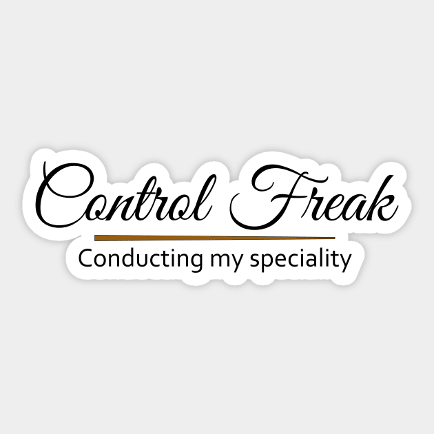 control freak Sticker by bluehair